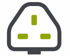 Less energy consumption icon