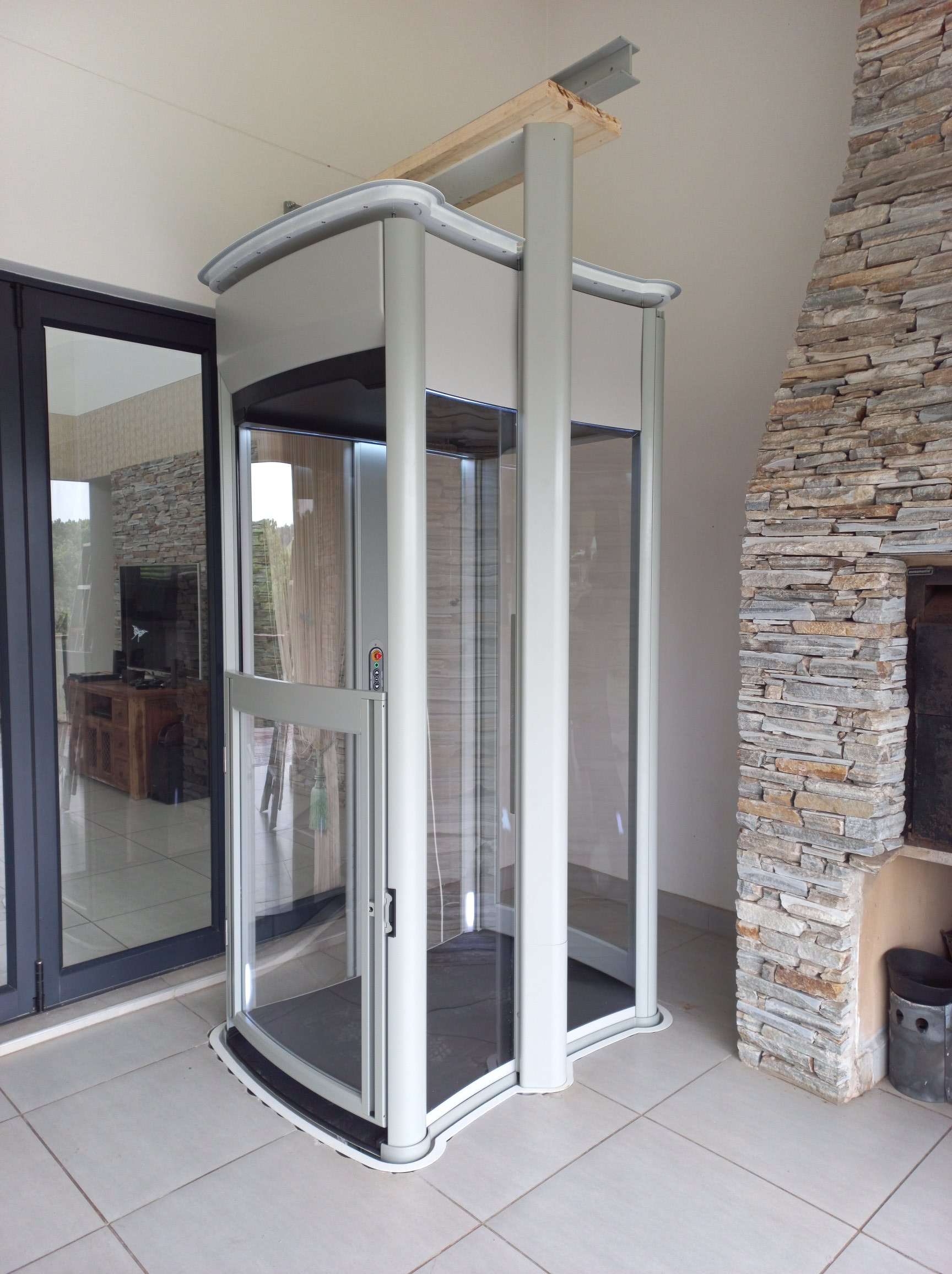 Stiltz home lift balcony placement