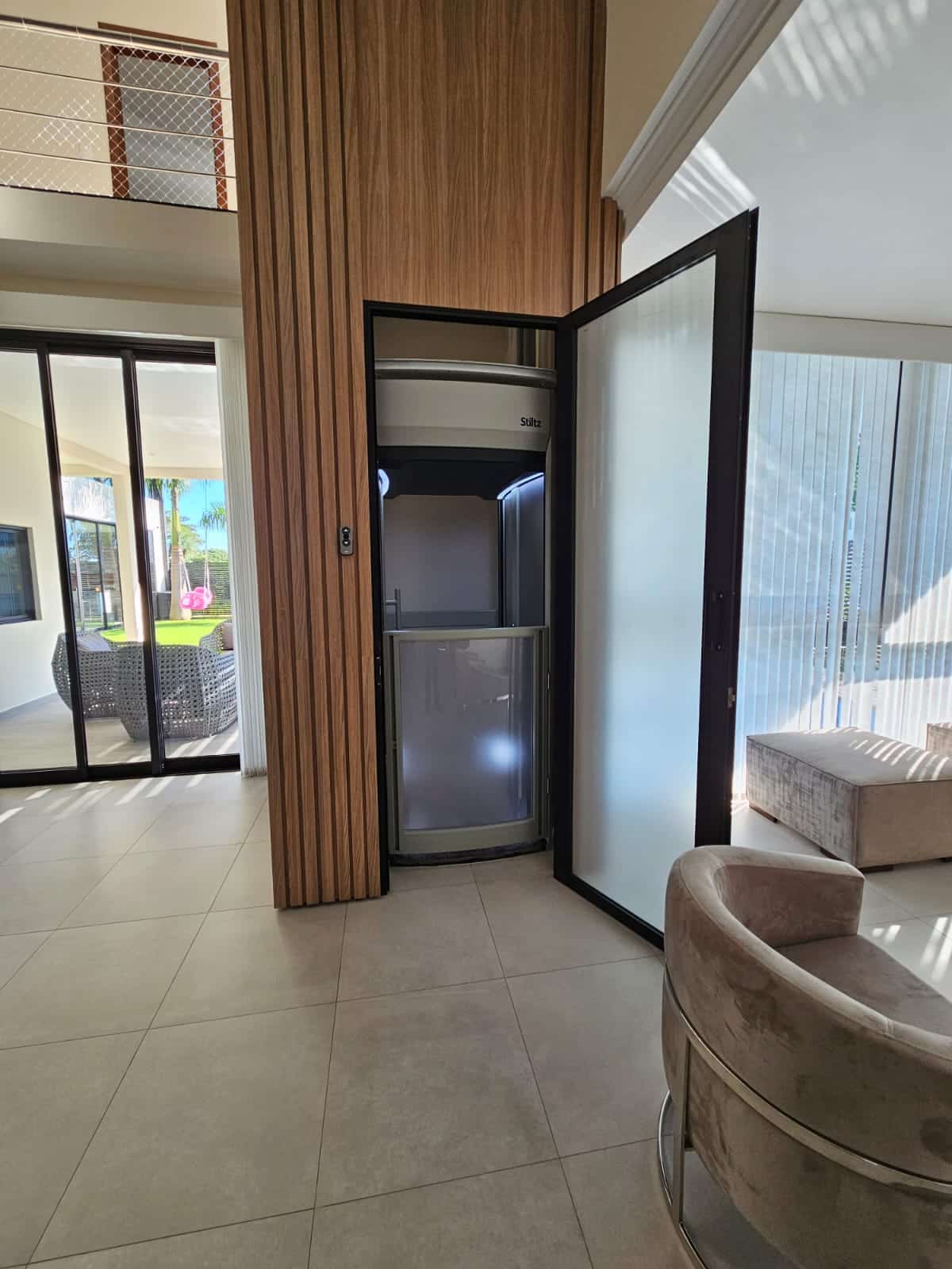 Stiltz home lift cupboard to cupboard placement