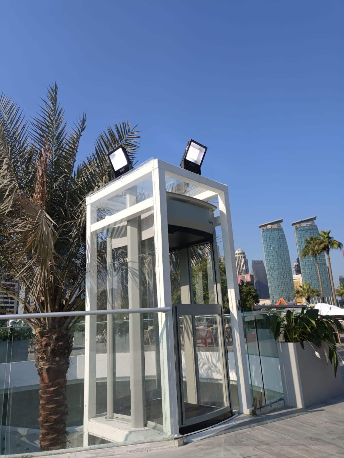 Stiltz home lift outdoor placement